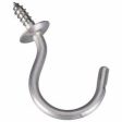 Cup Hook, Stainless Steel, 1.5-In. Online Sale