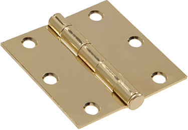 3-1 2  BRASS PLATED SQ HINGE Sale