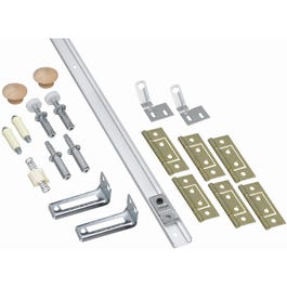 Folding Door Hardware Set, White, 72-In. Online Hot Sale