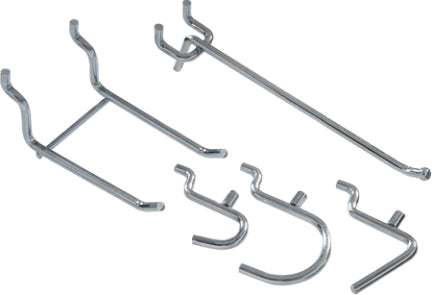 1-1 2 3 5 8 6 ZINC PLATED PEG HOOK KIT For Discount