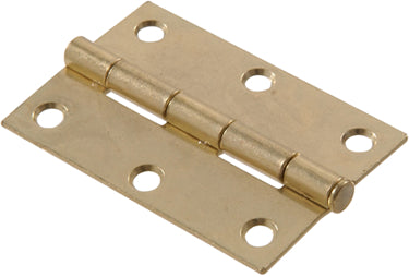 2-1 2  BRASS PLATED NARROW HINGE Online Hot Sale