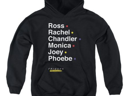 FRIENDS : REUNION NAMES YOUTH PULL OVER HOODIE Black XL Online Sale