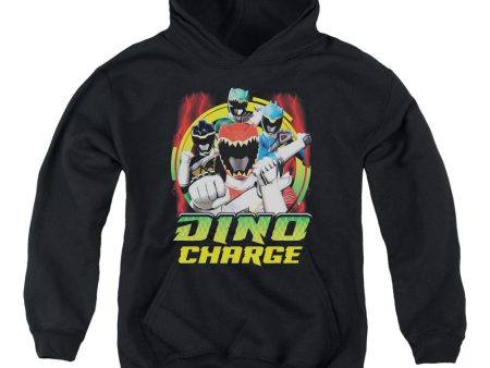 POWER RANGERS : DINO LIGHTNING YOUTH PULL OVER HOODIE BLACK SM Online