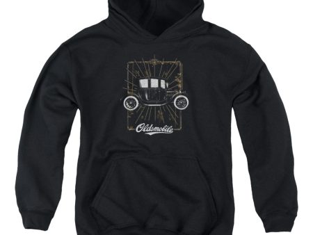 OLDSMOBILE : 1912 DEFENDER YOUTH PULL OVER HOODIE Black SM Cheap