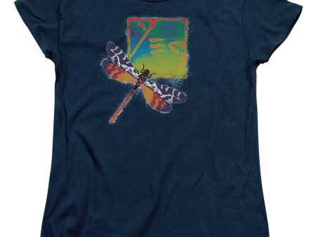 YES : DRAGONFLY S\S WOMENS TEE Navy XL Online now