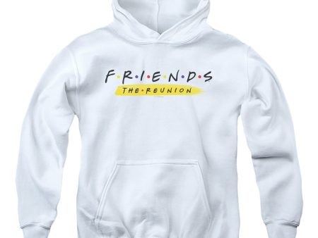 FRIENDS : REUNION LOGO YOUTH PULL OVER HOODIE White LG For Cheap