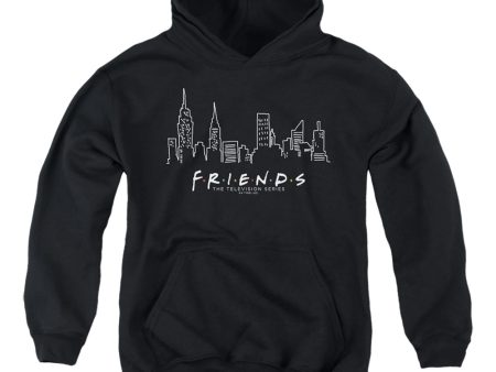 FRIENDS : LIGHT YOUTH PULL OVER HOODIE Black LG Online