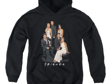 FRIENDS : CLASSY YOUTH PULL OVER HOODIE Black SM Discount