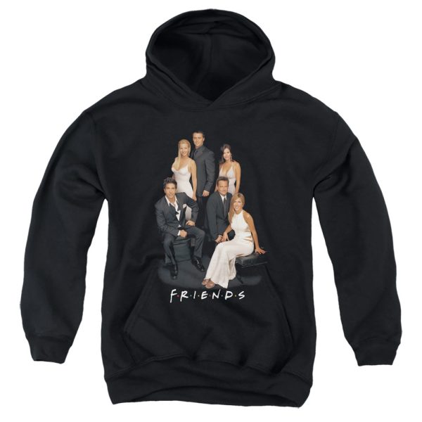 FRIENDS : CLASSY YOUTH PULL OVER HOODIE Black SM Discount