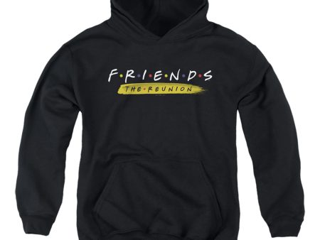 FRIENDS : REUNION LOGO YOUTH PULL OVER HOODIE Black LG Cheap