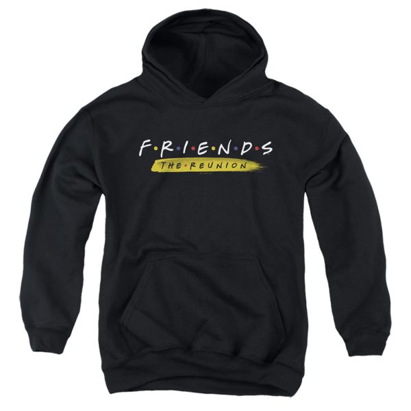 FRIENDS : REUNION LOGO YOUTH PULL OVER HOODIE Black LG Cheap