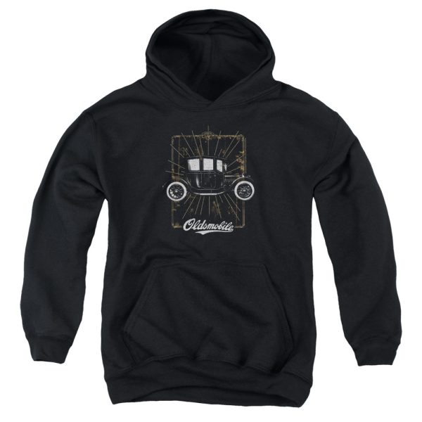 OLDSMOBILE : 1912 DEFENDER YOUTH PULL OVER HOODIE Black LG Online Sale