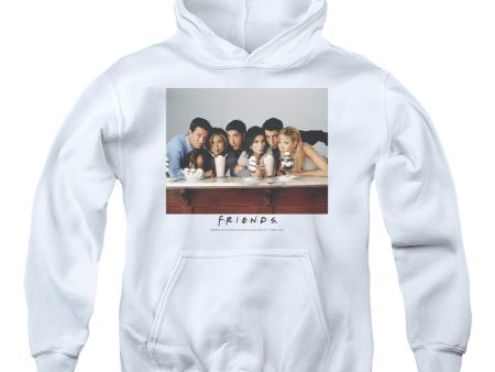 FRIENDS : MILKSHAKE YOUTH PULL OVER HOODIE White LG Hot on Sale