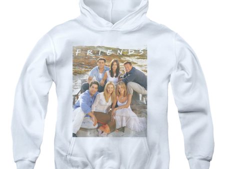 FRIENDS : LIFE S A BEACH YOUTH PULL OVER HOODIE White XL Sale