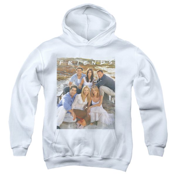 FRIENDS : LIFE S A BEACH YOUTH PULL OVER HOODIE White XL Sale