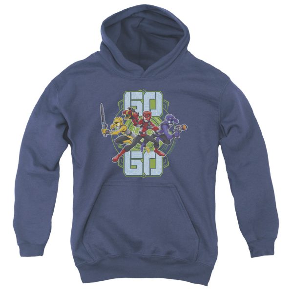 POWER RANGERS : GO GO YOUTH PULL OVER HOODIE Navy LG Online now