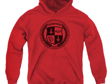 HELL FEST : DEFORM SCHOOL YOUTH PULL OVER HOODIE Red XL Fashion