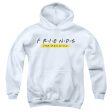 FRIENDS : REUNION LOGO YOUTH PULL OVER HOODIE White MD on Sale