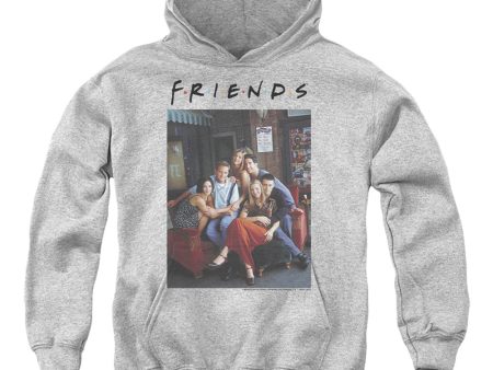 FRIENDS : CHARACTERS 1 YOUTH PULL OVER HOODIE Athletic Heather XL For Cheap