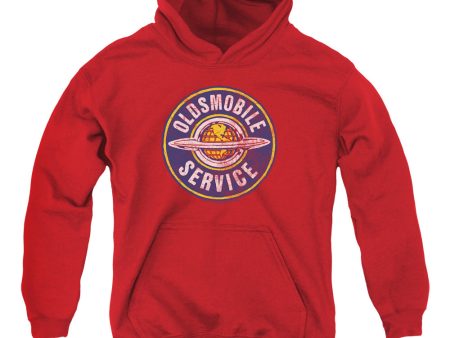 OLDSMOBILE : VINTAGE SERVICE YOUTH PULL OVER HOODIE Red XL Online