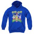 POWER RANGERS : GO GO YOUTH PULL OVER HOODIE ROYAL BLUE LG Sale