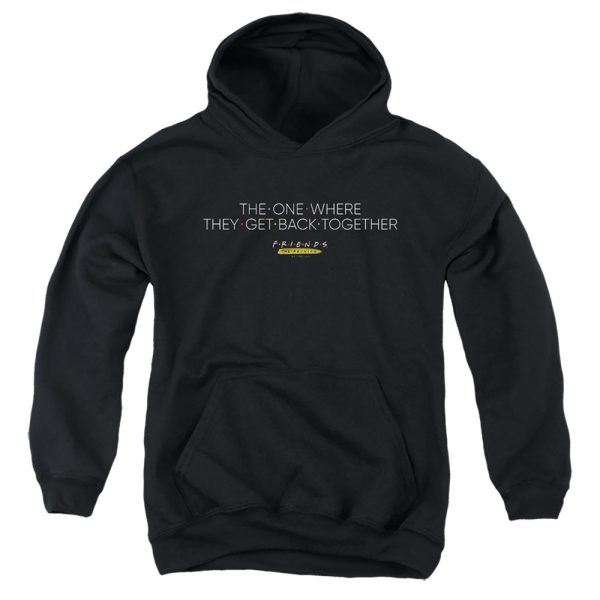 FRIENDS : THE ONE WITH REUNION YOUTH PULL OVER HOODIE Black SM Discount