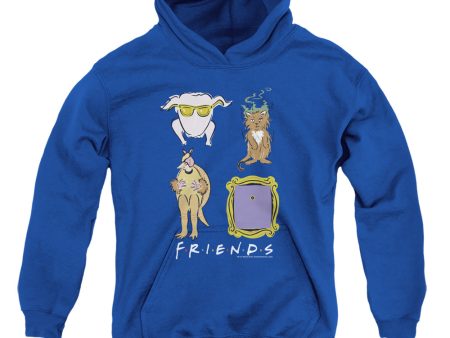 FRIENDS : SYMBOLS YOUTH PULL OVER HOODIE Royal Blue MD For Cheap