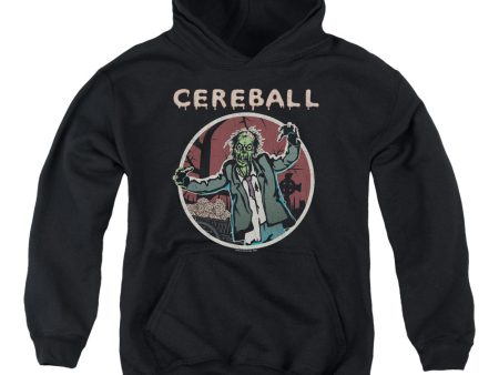 HELL FEST : CEREBALL YOUTH PULL OVER HOODIE Black LG Online now