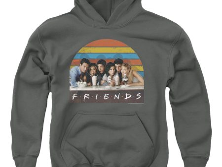 FRIENDS : SODA FOUNTAIN YOUTH PULL OVER HOODIE Charcoal SM Supply