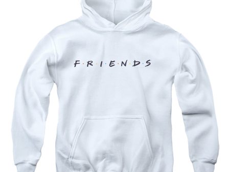 FRIENDS : LOGO YOUTH PULL OVER HOODIE White LG Fashion