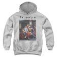 FRIENDS : CHARACTERS 1 YOUTH PULL OVER HOODIE Athletic Heather LG Sale