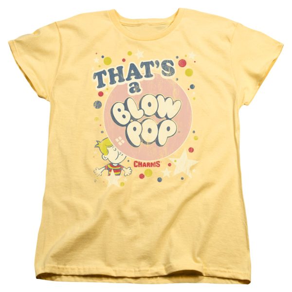 TOOTSIE ROLL : THAT S A BLOW POP S\S WOMENS TEE BANANA 2X Discount