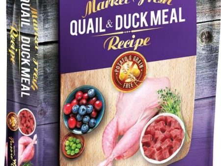 Fussie Cat Market Fresh Grain Free Quail & Duck Meal Recipe Dry Cat Food Supply