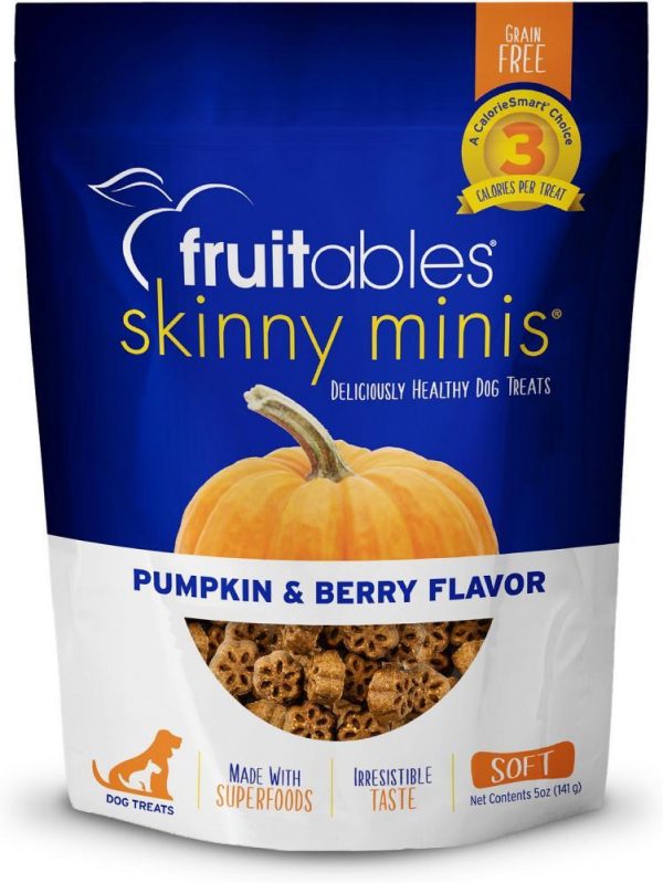 Fruitables Skinny Mini Pumpkin & Blueberry Dog Treats Online Hot Sale