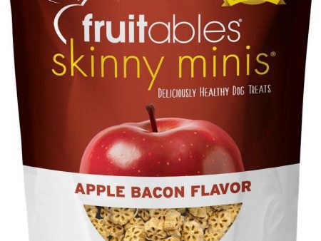 Fruitables Chewy Skinny Minis Apple Bacon Dog Treats Hot on Sale