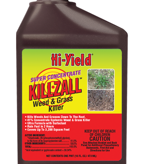 Hi-Yield SUPER CONCENTRATE KILLZALL WEED & GRASS KILLER For Sale