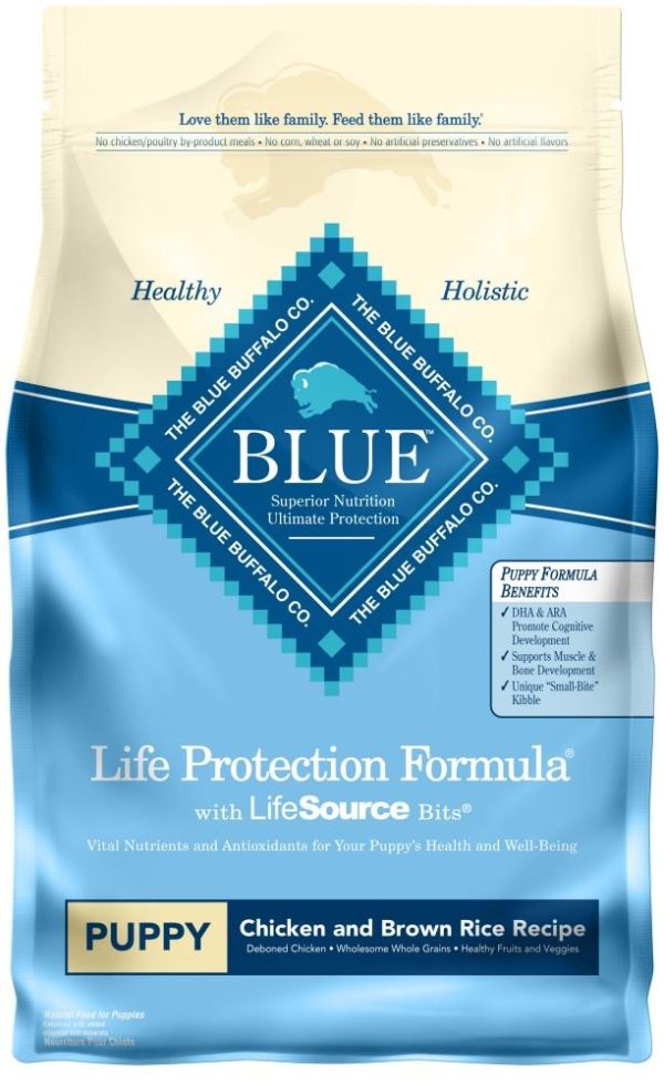 Blue Buffalo Life Protection Natural Chicken & Brown Rice Recipe Puppy Dry Dog Food Online Hot Sale