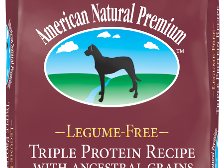 American Natural Premium Legume-Free Triple Protein with Ancestral Grains Dog Food Discount