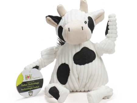 HuggleHounds Cow Knottie™ Dog Toy Fashion