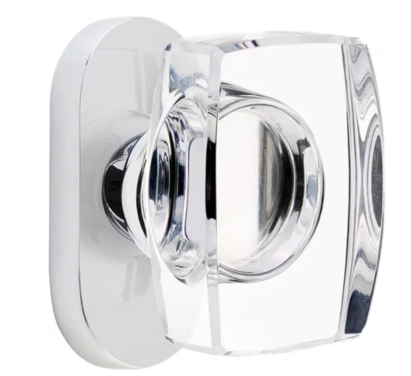 Emtek 6011ACEKN Passage Double Keyed , Sideplate Locksets Oval Beaded 3-5 8 , The Ace Knurled Knob Supply